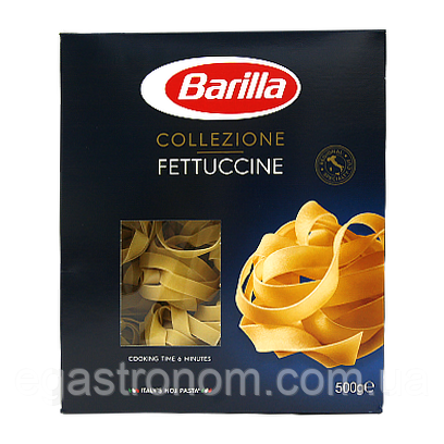 Макарони фетучіні Барілла Barilla Fettuccine 500g 12шт/ящ (Код: 00-00000416)