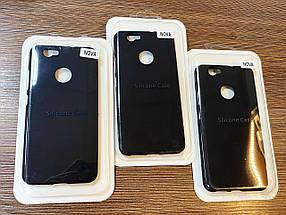 Оригінальний чохол Silicone Case на телефон Huawei Nova чорного кольору