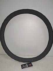 DK Чохол на кермо сірий із перфорацією XXL 440-460 мм