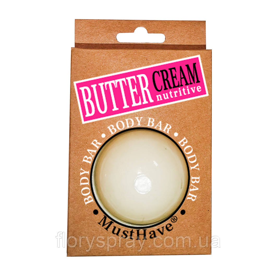 ТВЕРДЕ МАСЛО-КРЕМ ДЛЯ ТІЛА "BUTTER-CREAM" ТМ "MUSTHAVE", 60 г