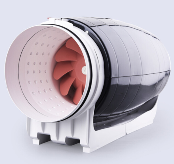 Безшумний вентилятор канальний HDD-200P (8")