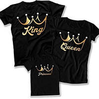 Сімейні футболки "King, Qween and Princess"