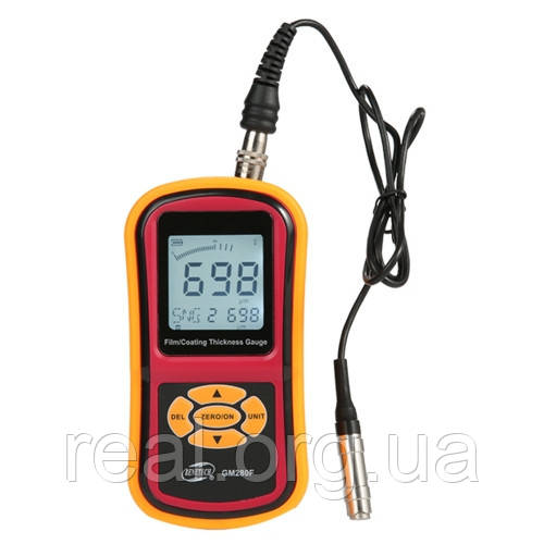 Товщиномір для ЛКП автомобіля Fe, 0-1800мкм BENETECH GM280F