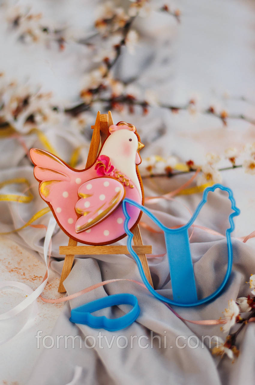 3D формочки-вирубки для пряників "Курка 3"