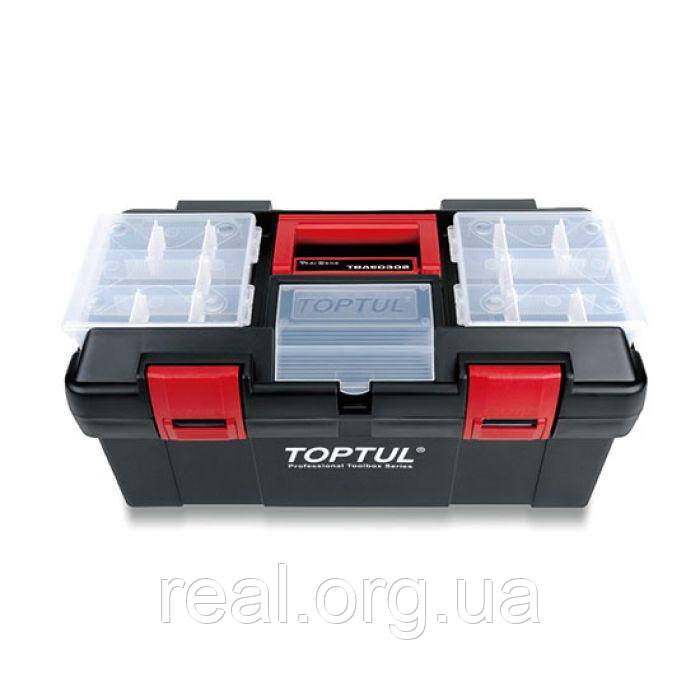 Ящик для інструменту TOPTUL 3 секції (пластик) 445х240х205мм TBAE0302