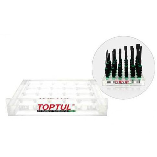 Полку виставкова TOPTUL для выколоток і зубил TDAK2619