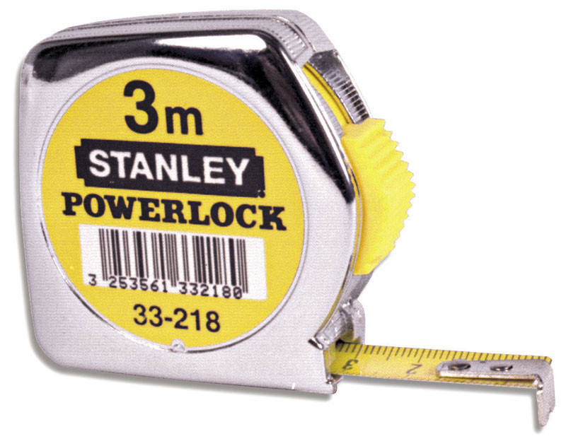 Рулетка 5м х 25мм Powerlock з пластмасовим корпусом STANLEY 0-33-195
