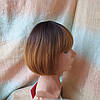 Перука омбре каре термоволосся медно-шоколадний 4801tY-YS4-27, фото 5