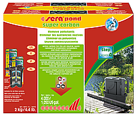 Вугільний наповнювач для ставків Sera Pond Super carbon 2 кг Розсип ЦІНА ЗА 1 КГ