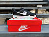 Чоловічі кросівки Nike Air Force 1 (41-46) Black/White чорні з білим, фото 11