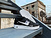 Чоловічі кросівки Nike Air Force 1 (41-46) Black/White чорні з білим, фото 10