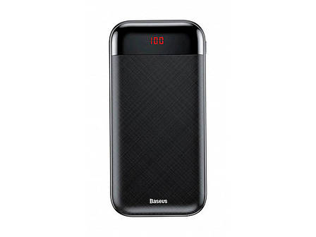 УМБ Power Bank (зовнішній акумулятор) для телефону Baseus Mini Cu 20000 мАг Чорний (PPALL-CKU01), фото 1