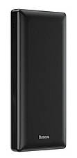 УМБ Power Bank (зовнішній акумулятор) для телефону Baseus Mini JA 3 A 20000 мАг Чорний (PPJAN-B01), фото 3