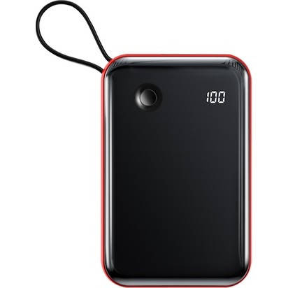 УМБ Power Bank (зовнішній акумулятор) для телефону Baseus Mini S БЗП 10000 мАг Чорний (PPXFF10W-19), фото 3