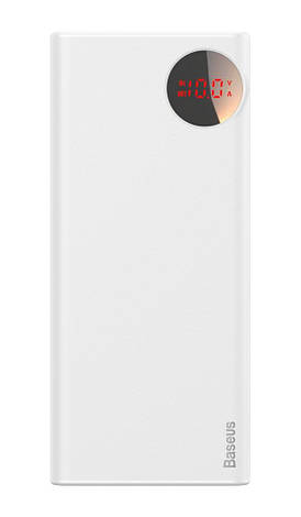 УМБ Power Bank (зовнішній акумулятор) для телефону Baseus Mulight 20000 мАг Білий (PPALL-MY02), фото 1