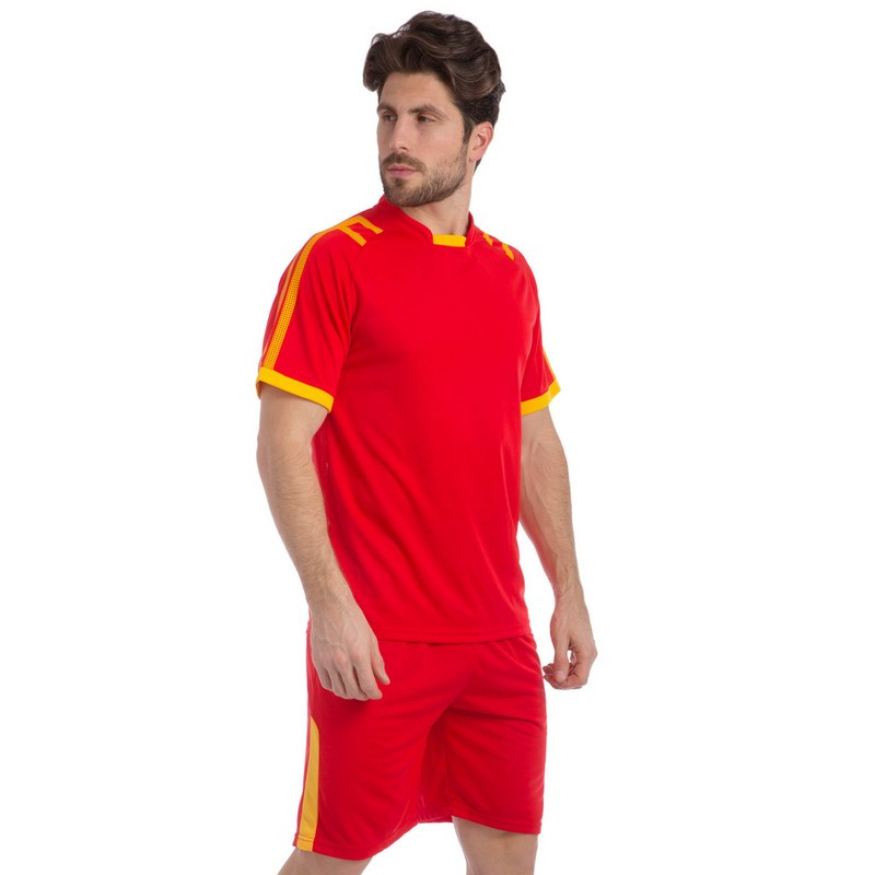 Форма футбольна (футболка, шорти) SP-Sport Chic червона CO-1608, зріст 160-165