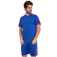 Форма футбольная (футболка, шорты) SP-Sport Chic синяя CO-1608, рост 160-165