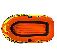 Лодка надувная одноместная Intex Explorer Pro 100 58355 Orange/Black