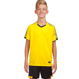Форма футбольна підліткова Lingo жовта LD-5023T, зростання 125-135 зріст 135-140