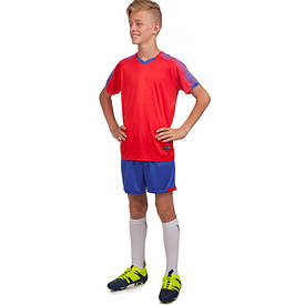 Форма футбольна підліткова Lingo червона LD-5023T, зростання 125-135 зріст 135-140