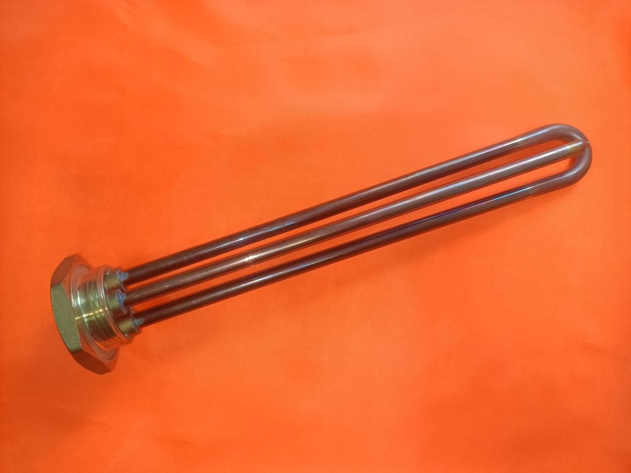 Тен бойлера 3000 Вт різьбовий без анода, фото 1