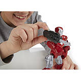 Go Розбірна фігурка Залізна людина з мотоциклом, Iron Man Hot-Shot Hot Rod, Mashers, Marvel, Hasbro M14-138255, фото 4
