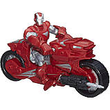 Go Розбірна фігурка Залізна людина з мотоциклом, Iron Man Hot-Shot Hot Rod, Mashers, Marvel, Hasbro M14-138255, фото 5