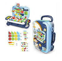 Go Игровой набор чемодан 137 деталей Pazzle interest assemble toy M11-278724