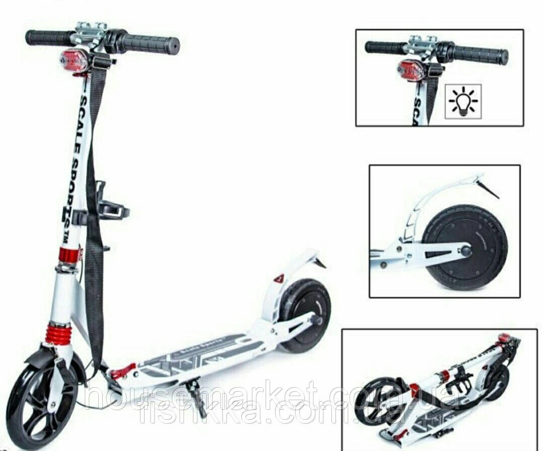 Електро самокат Scale sports SS-02. White Led-Ліхтарик - фото 1 - id-p1321378305