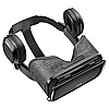 3D окуляри віртуальної реальності з навушниками HOCO (гарнитура) VR DGA04 Чорний, фото 2