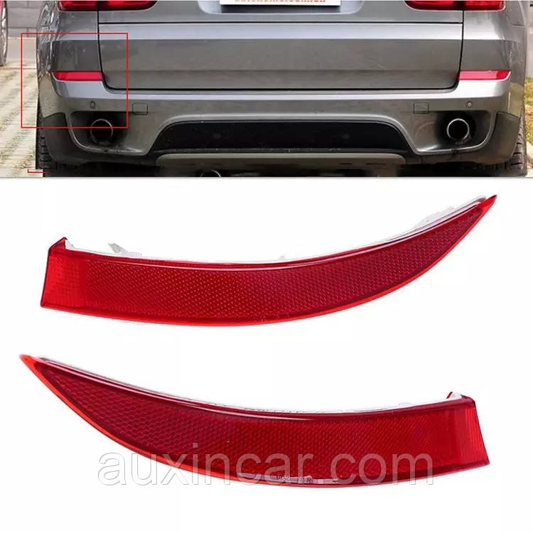 Червоні катафоти ліво або право до BMW X5 E70. рестайл 63147240997