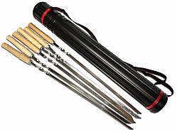 Набір шампурів у тубусі