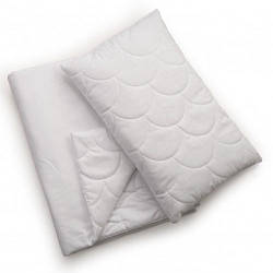 Дитячий набір гіпоалергенний ковдра і подушка Twins Premium 200 120х90, білий.