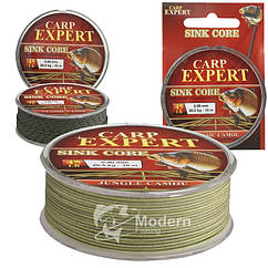 Лідкор Carp Expert Sink Core Joungle Camou 10m 0.9mm 45LBS 20.5kg + голка