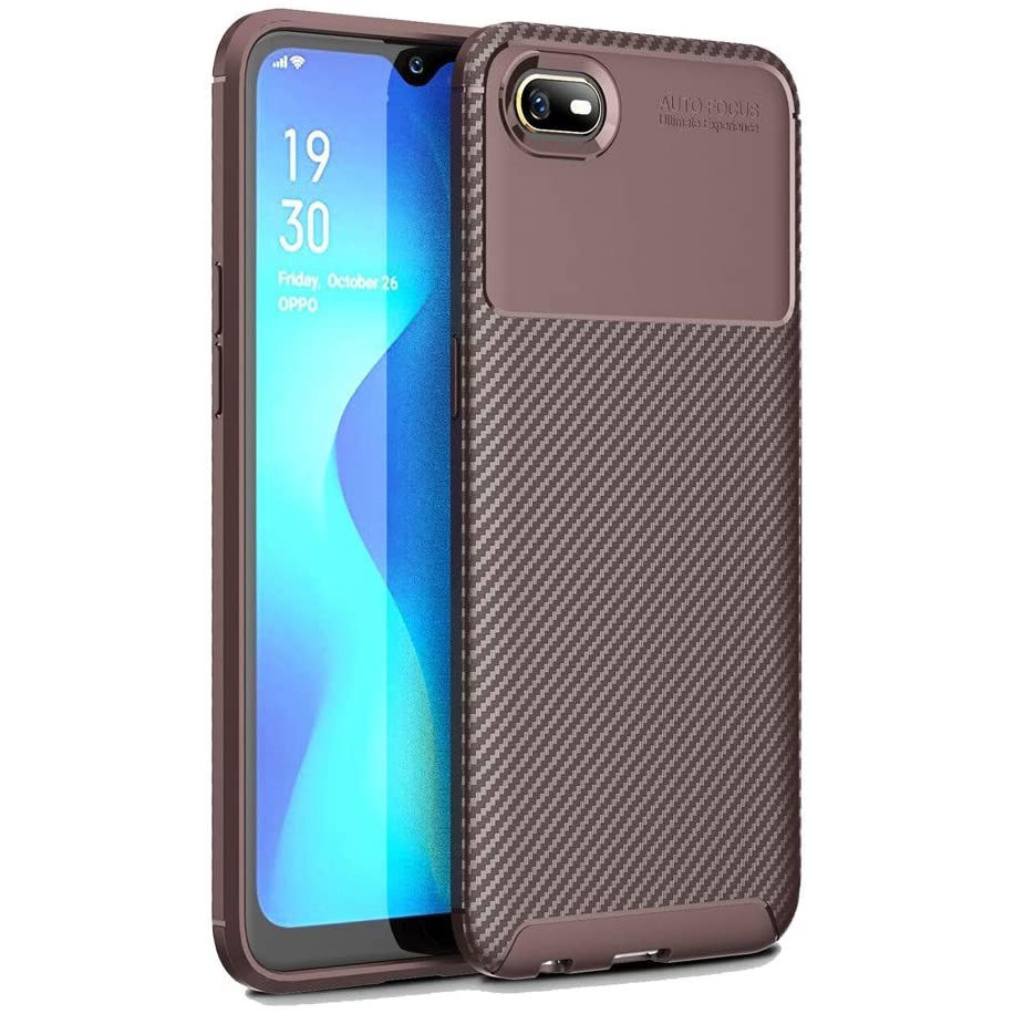 Чохол Carbon Case для Realme C2 / Oppo A1k Brown
