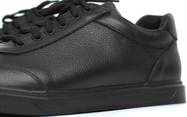 Кросівки шкіряні чоловічі демісезонні взуття великих розмірів Rosso Avangard Ada Black Leather TPR BS