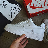 Мужские кроссовки Nike Air force 1 low весна-осень-лето повседневные. Живое фото (чоловічі кросівки Nike)