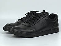 Кроссовки мужские кеды повседневные кожаные черные обувь осень-весна Rosso Avangard Ada Black Floto