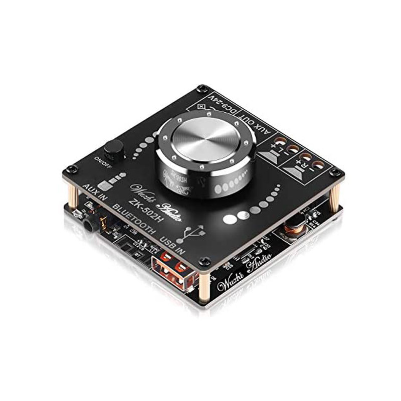 Аудіопідсилювач плата ZK-502H TPA3116D2, 2х50 Вт, Bluetooth v5.0