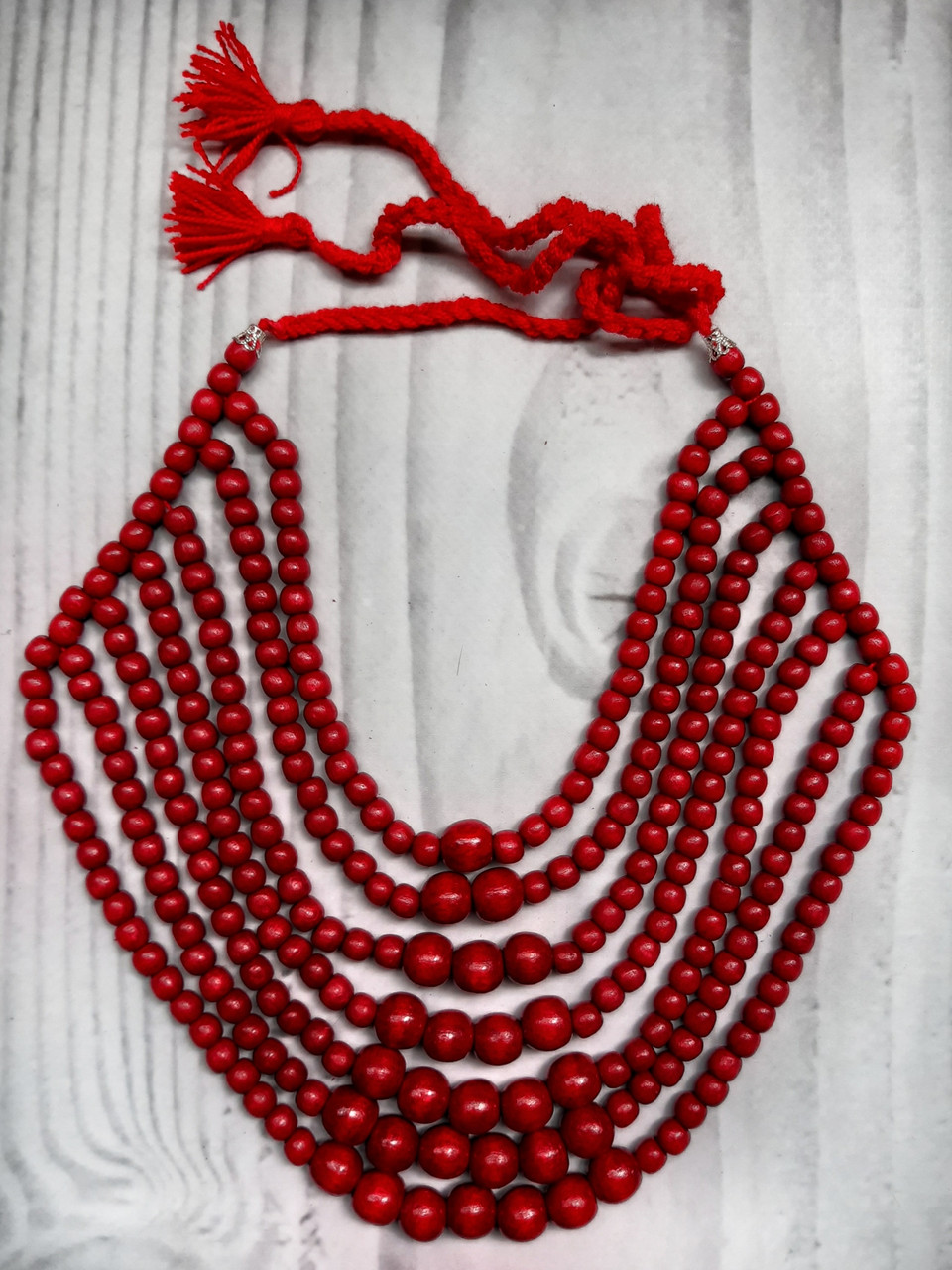 Намисто Галицьке бордове сімка наростаюче, фото 1