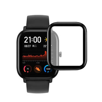 Захисна плівка для смарт годинника Amazfit GTS/GTS2 з рамкою (1 шт.)