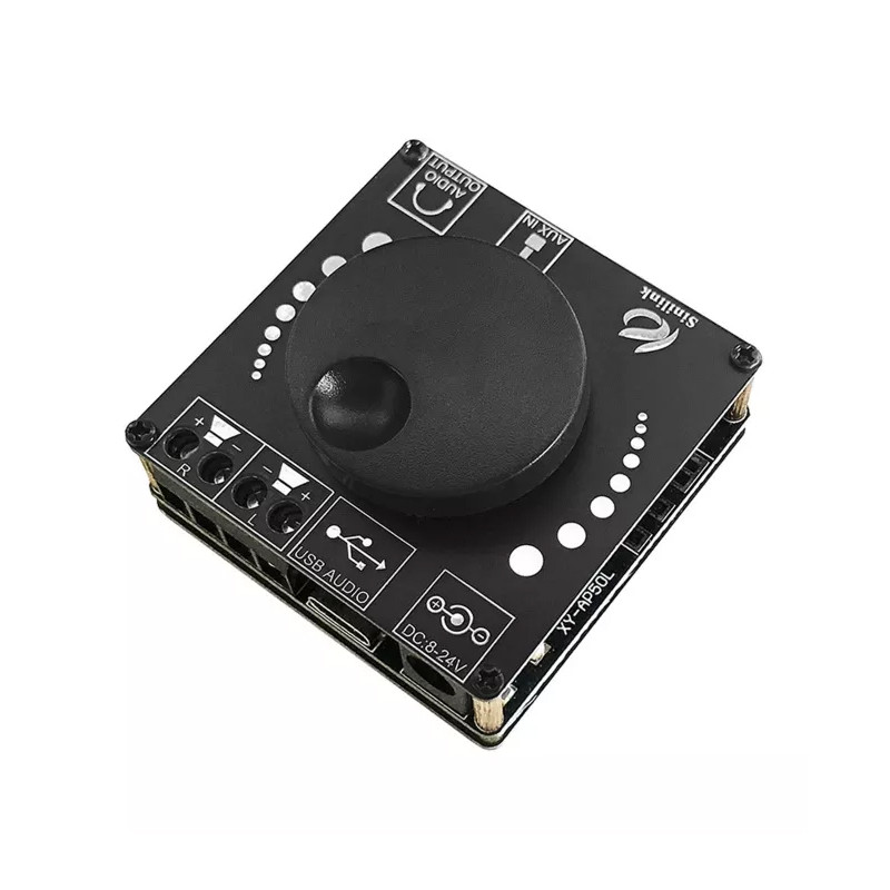 Аудіопідсилювач плата Sinilink XY-AP50L 2x50W, Bluetooth v5.0