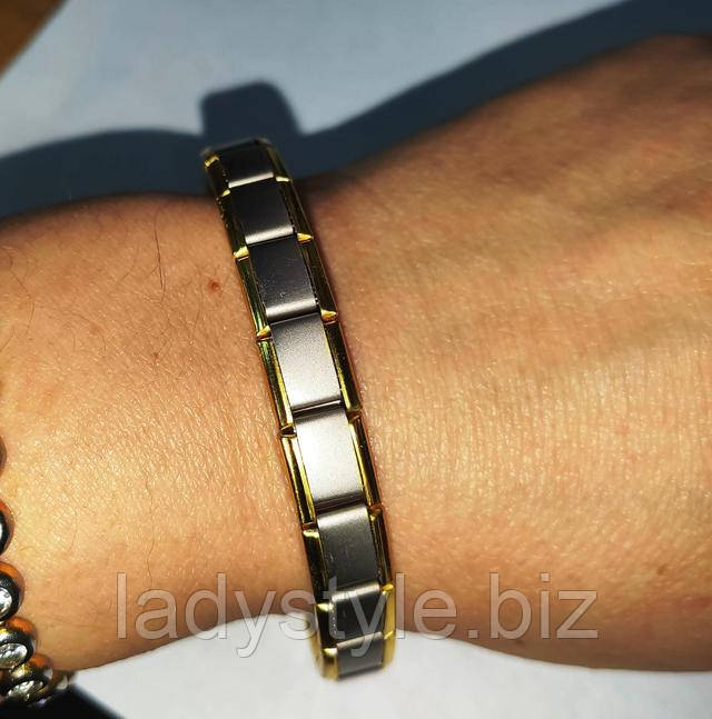Турмалиновый магнитный браслет от студии LadyStyle.Biz турмалиновый браслет магниты кфс карточки неодимовые магниты энержетикс