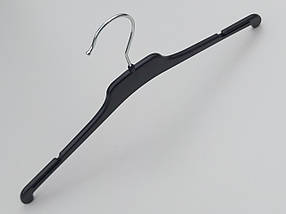 Плічка вішалки тремпеля TOP-35 чорного кольору, довжина 35 см, фото 3