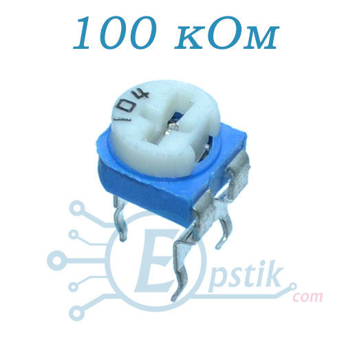 Підстроювальний резистор 100 кОм RM065