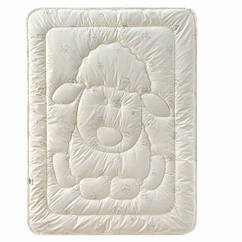 Дитяча ковдра в ліжечко від 0-36 100х135см, овеча шерсть Wool Classic