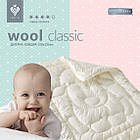 Дитяча ковдра в ліжечко від 0-36 100х135см, овеча шерсть Wool Classic, фото 2