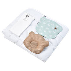 Набір у ліжечко для немовлят: ковдра 100х135, бамбуковий наматрацник 60х120 і подушка