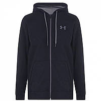 Худі Under Armour Rival Fitted Full Zip Black/Grey, оригінал. Доставка від 14 днів