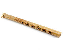 Флейта сулинг бамбукова "Гекон" 27х2,5х3,5см (30231)